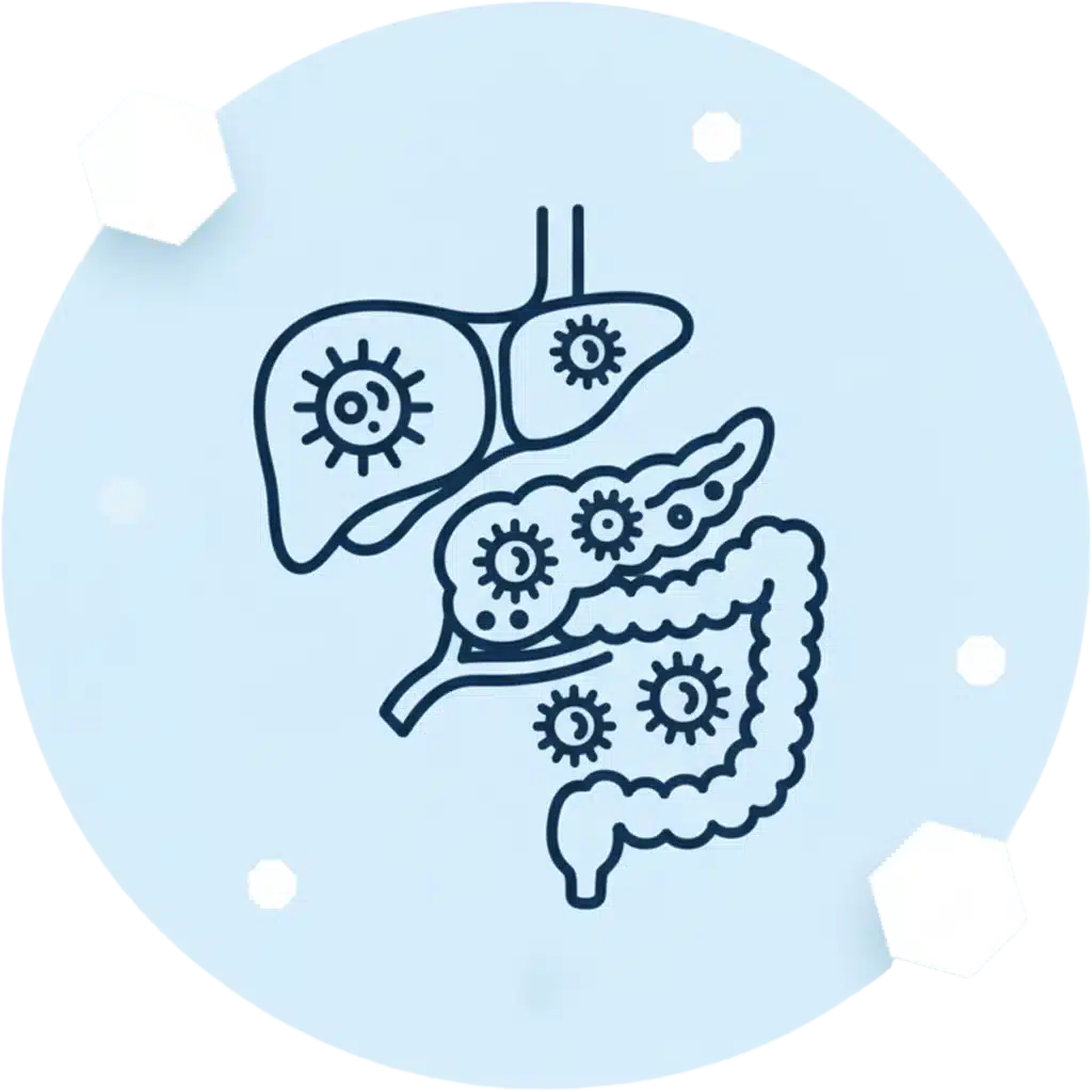 أورام الكبد والجهاز الهضمي والبنكرياس